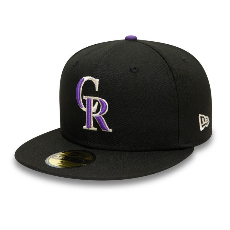 Gorras New Era Mlb Negros - Colorado Rockies Authentic On Field 59FIFTY 54186UWJX